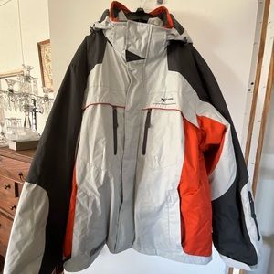 XPS Extreme Performance Series Size M 3-1 Jacket Vest Coat Gray Orange